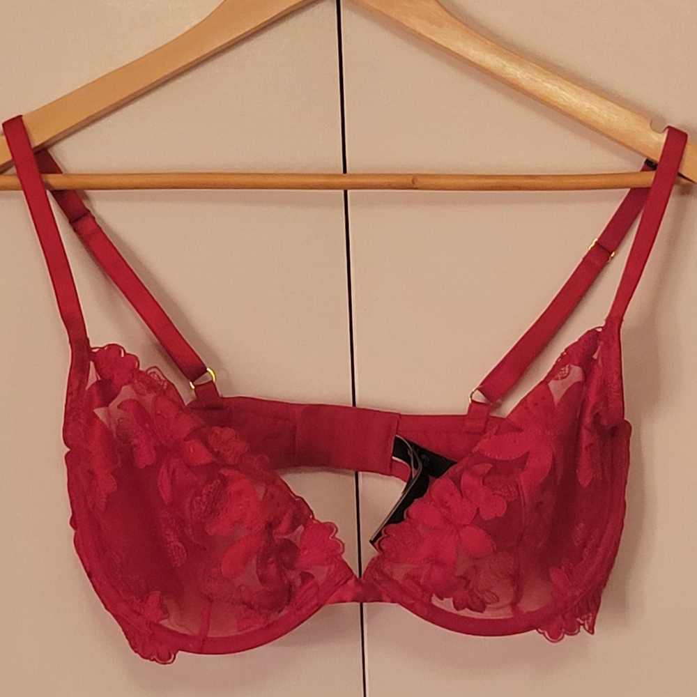 Victoria’s Secret Red Lace Bra